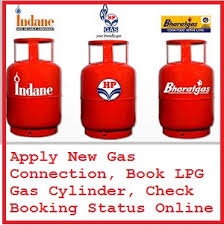 Apply New Lpg Gas Connection Book Gas Cylinder Online Hp Indane Bharat Gas India