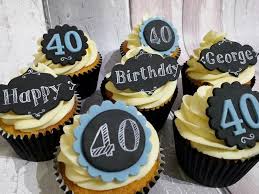 Black And Gold Cupcakes For Men 40th Birthday Cupcakes For Men 50th Birthday Cupcakes 40th Birthday Cupcakes 40th Birthday Cakes