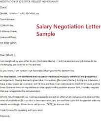 Negotiate offer letter barca fontanacountryinn com. Salary Negotiation Letter Sample Salary Negotiation Letter Negotiating Salary Negotiation