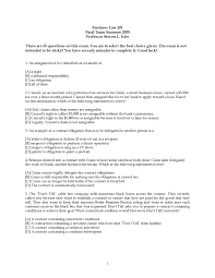 A company may have an obligation to provide certain disclosure to the securities and exchange commission (sec). Personal Responsibility Introduction Of Business Law Past Exam Docsity
