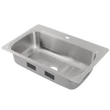 It offers a combination of robust construction and style, which makes it uniquely useful for any home. Kohler Single Bowl Kitchen Sink Basin Drop In Stainless Steel 33 Inch 1 Hole New Ebay