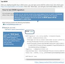 Test Domainkeys Dkim Signature Domainkeys Dkim For Iis Smtp Service And Exchange Server