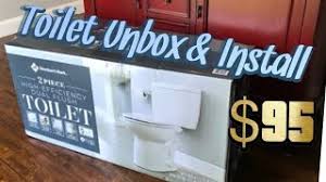 The design of this tissue paper also lessens the amount of lint left behind. Toilet Unboxing And Installation Members Mark Toilet From Sams Club Youtube