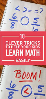 Math Can Be A Hard And A Boring Subject For Most Kids But You Can Make It Easier For Them Using Some Clever Tricks Th Learning Math Math Made Easy Math