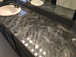 Granite bathroom countertops granite has a great range of stunning designs that feature special characteristic such as specks, veins and a huge variety of colors that bring you a natural look. Advantages Disadvantages Of Epoxy Countertops