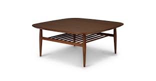 We do not intent to infringe any intellectual right artist right or copy right. Veneered Walnut Square Wood Coffee Table Lenia Article