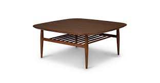 Shop this collection (16) 39 in. Solid Black Walnut Square Wooden Coffee Table Lenia Article