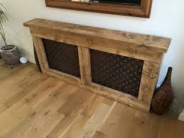 Handmade Chunky Rustic Radiator Cover Solid By Hampshirerustic Radiator Cover Hallway Decorating Wood