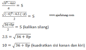 Jika akar akar persamaan kuadratnya dengan jumlah dan kali x1 dan x2 telah diketahui maka persamaan kuadratnya dapat diubah dalam bentuk sebagai berikut. Contoh Soal Dan Pembahasan Tentang Persamaan Kuadrat Sma Ajar Hitung