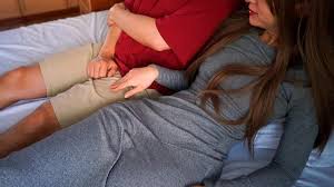 Stepmom Teaches Virgin Step Son to Cum - First Time Mutual Masturbation