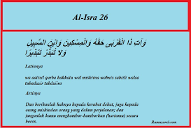 Quran surat fatir ayat 32. Surat Al Isra 26 27 Arab Latin Tafsiran Dan Terjemahnya