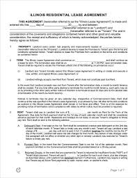 free illinois standard residential lease agreement pdf word rtf