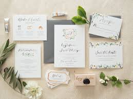 Ivy Invitation With Images Watercolor Wedding Invitation Suite Crest Wedding Invitations Wedding Invitations