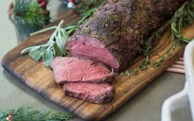 Remove papery outer skin from garlic bulb (do not peel or separate cloves). Herb Roasted Beef Tenderloin