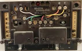 The q674 number on the old thermostat subbase is required to look up the terminals. Replacing 7 Wire York Thermostat W Honeywell Rth6360d Doityourself Com Community Forums