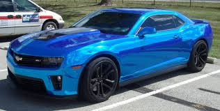 Blue Chrome Wrap Start Turning Heads Camaro Lifted Ford Trucks Car Ford