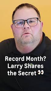 Larry hit a career milestone with a record month