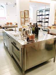 The main downfall to one wall kitchen designs is the lack of prep space, but this can be fixed by adding a kitchen island.a kitchen island will provide extra storage and counter space, and also gives you the option to install an appliance, such as a sink or inset microwave, in the island. All In One Kitchen Island Kitchen Layout Dwell Kitchen Kitchen Design