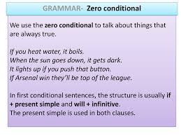 We use first conditional when talking about possible future events. Zero And First Conditional Ppt Download