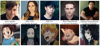 May 20, 2020 · both voice actors have also dubbed as kirito from sword art online, and for fans who follow both dubs and subs (or even if they don't) they will know what a huge coincidence this is. Aniplex Of America Announces Demon Slayer Kimetsu No Yaiba English Dub Cast Toonami Squad