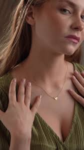 Sterling Silver Initial Heart Necklace,Initial Necklace in Sterling  Silver,Gold and Rose Gold Necklace,Personalized Jewelry,JX35