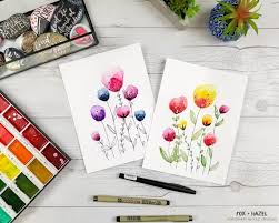 Maybe you would like to learn more about one of these? Easy Watercolor Flowers Step By Step Tutorial Dawn Nicole