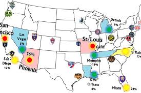 Lawrence river 2d • bass pro tour. Mls Teams On The Map Mls 9ine Followliveshare Mls Teams Major League Soccer New Orleans