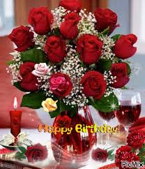 Check spelling or type a new query. Rose Happy Birthday Flowers Gif Animaltree