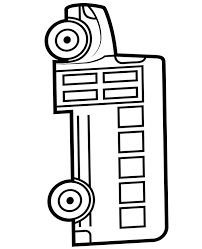 Coloring is essential to the overall development of a child. Easy Coloring Page Presenting School Bus For Kids