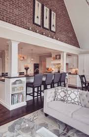 Pinned This For The Idea Of Opening Up Our Kitchen Into Vaulted Ceiling Sunroom Creating Open Concept Kitchen Living Area For Home Home Decor Home Remodeling
