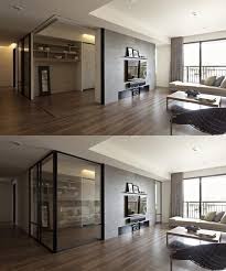 Retractable Interior Wall By Fertility Design Apartment Design Wall Partition Design Living Room Kitchen Partition