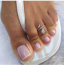 Nice Pedicure Pretty Toe Nails Acrylic Toe Nails Toe Nail Color