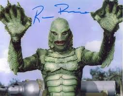 Autographed Ricou Browning Creature From The Black Lagoon Etsy In 2020 Black Lagoon Classic Monsters Movie Monsters