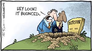 Cartoon value of a bitcoin comparable to chuck e. Cartoon Of The Day Crypto Corpse