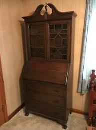 Only 1 available and it's in 1 person's cart. Vintage Mahogany Secretary Desk Bookcase Cabinet Ebay