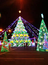 Lighted Christmas Trees At Global Winter Wonderland Atlanta Ga Southern Christmas Christmas Tree Lighting Global Winter Wonderland