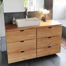 Feb 22, 2021 · ausreichend stauraum für zwei personen. Waschtisch Rico Aus Teak Massivholz Moebel Kolonie
