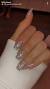 Rose Gold Champagne Coffin Nails