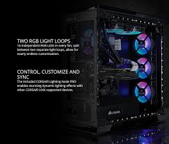 Corsair Co 9050072 Ww Ll120rgb Led Fans W Lighting Node Pro