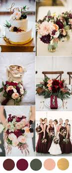 Six Beautiful Burgundy Wedding Colors In Shades Of Gold Burgundy Wedding Colors Fall Wedding Colors Winter Wedding Colors