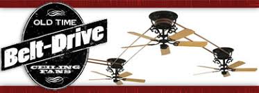 This fan includes five reversible old world / walnut blades and the hanging height is 17. Classic Belt Drive Ceiling Fans By Barn Light Electric Inspiration Barn Light Electric