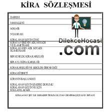 Peki, kira sözleşmesi nasıl doldurulur? Belirsiz Sureli Isyeri Ev Kira Sozlesmesi Ornegi Word Indir