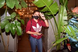Indian bollywood actress mandana karimi looks on as she takes part in a scene for english and hindi film b positive produced and directed by download mandana karimi images & wallpapers. Actress Rashmika Mandanna Spotted At Juhu Hd Gallery Social News Xyz