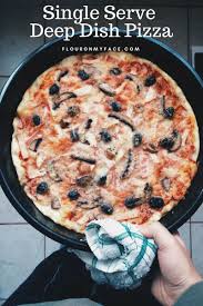How To Make Single Serve Deep Dish Pizza Recipe Deep Dish Pizza Deep Dish Pizza Recipe Deep Dish Pizza Dough
