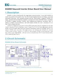 Sine wave inverter driver board users manual. Egs002 Manual En Pdf Power Supply Power Inverter