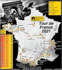 Tour de france 2021 live dashboard race info, preview, live video, results, photos and highlights. Radrennen Tour De France 2021 Route Infographic