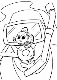 The importance of family, as well as love, understanding, affection, and solidarity, is… Https Coloring 4kids Com Finding Nemo Coloring Pages With Man For Kids Printable Free
