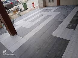 Lantai porch keta yang cantik, taman mini dan lantai untuk medan santai. 90 Done Qismiadam Housing Building Renovation ÙÙŠØ³Ø¨ÙˆÙƒ