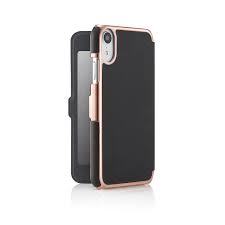 Keep your new iphone xr safe with a rose gold marble iphone xr case from zazzle! Iphone Xr Black And Rose Gold Leather Slim Wallet Case Magnetic With 1 Card Slot Black And Rose Gold Mirror