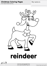 Our online collection of easy and adult coloring pages feature the best pictures for you to color. Reindeer Coloring Page Super Simple